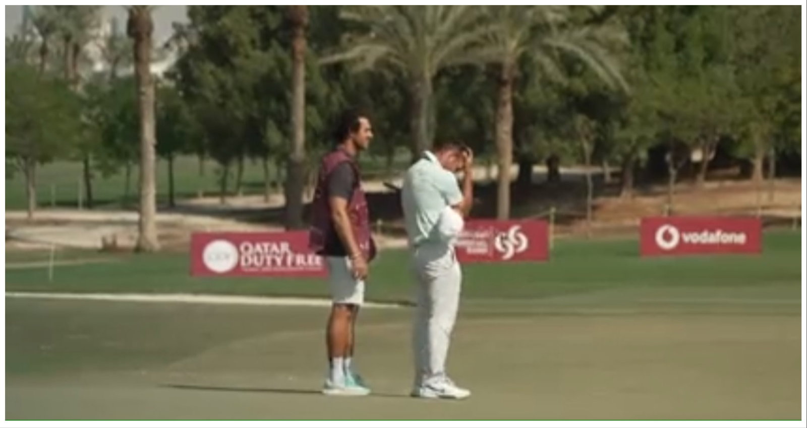 Tour pro fights back tears after first win in three years at Qatar Masters